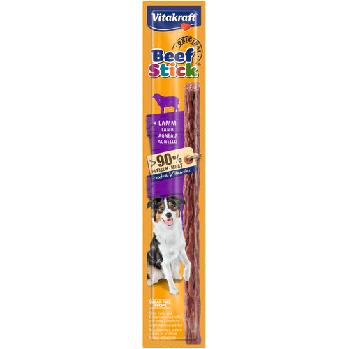 VITAKRAFT Beef Stick, s janjetinom, poslastica za pse, 1 kom/12g