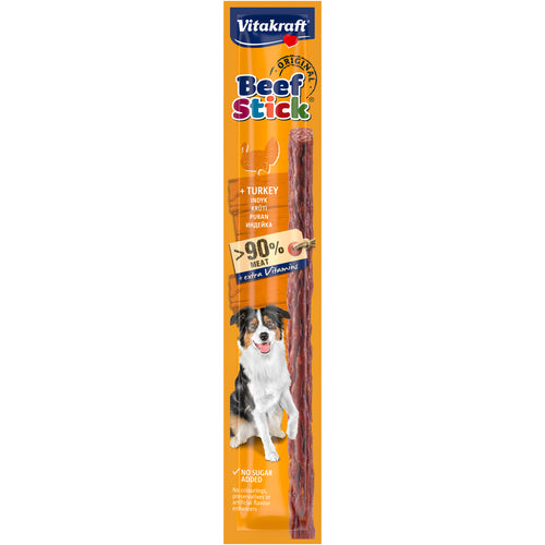 VITAKRAFT Beef Stick, s puretinom, poslastica za pse, 1 kom/12g