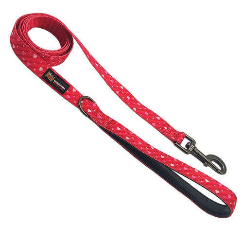 MATIS Vodilica za psa Matis Design Srce, 1,5cm/150cm, ruzicasta