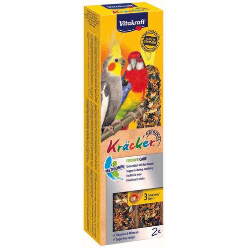 VITAKRAFT Stapici za snazno perje srednjih i velikih papiga, 2 kom/180g