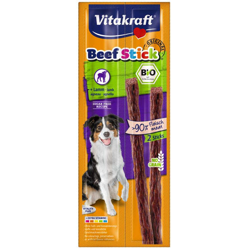 VITAKRAFT Beef Stick, s janjetinom, poslastica za pse, 2 kom/24g