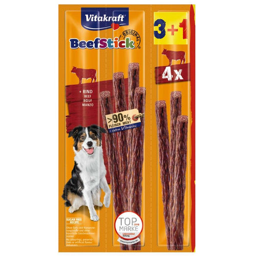 VITAKRAFT Beef Stick Salami, s govedinom, poslastica za pse, 20g /3+1 BONUS