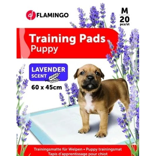 FLAMINGO Puppy Training Pads, upijajuce prostirke, miris lavande, 60/45cm, 20kom