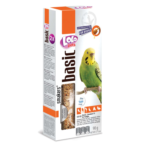 LOLO PETS Stapici s aromom meda, za tigrice, 2kom/90g