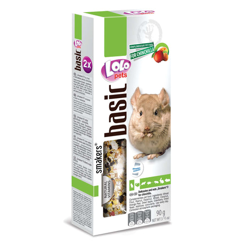 LOLO PETS Stapici s orasastim plodovima, za cincile, 2kom/90g
