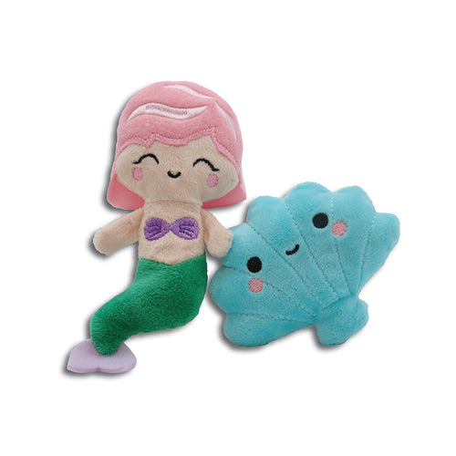 CROCI Igračka za mačke Sirena i školjka, s catnipom, 10cm, 2kom