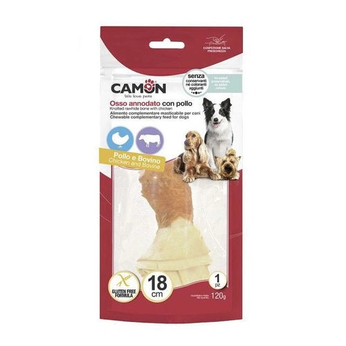 CAMON Poslastica za pse Kost u čvoru, s Piletinom, 1kom/18cm, 120g