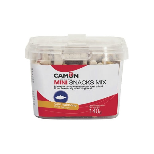 CAMON Mini Snack Mix, poslastica za pse s lososom, 140g