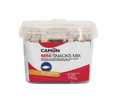CAMON Mini Snack Mix, poslastica za pse s lososom, 140g