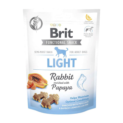 BRIT Functional Snack Light, kunićevina, obogaćeno papajom, 150 g