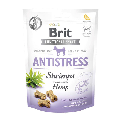 BRIT Functional Snack Antistres, račići, obogaćeno konopljom, 150 g