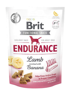 BRIT Functional Snack Endurance, janjetina, obogaćeno bananom, 150 g