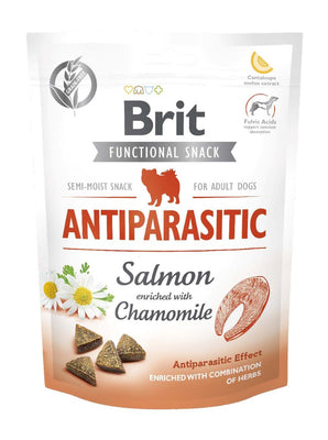 BRIT Functional Snack Antiparasitic, losos, obogaćeno kamilicom, 150 g