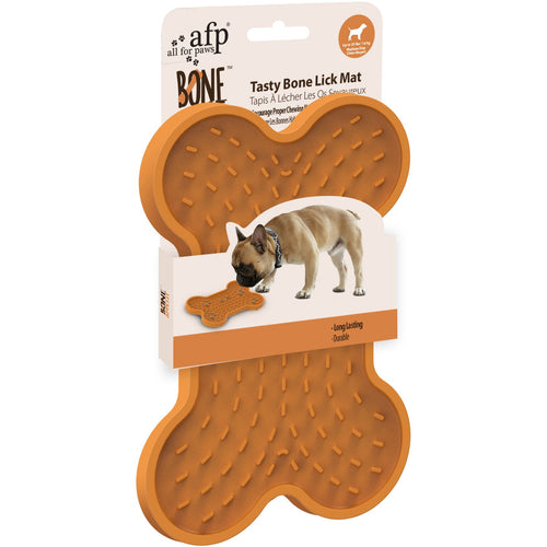 ALL FOR PAWS Bone Appetit Lick Mat Tasty Bone S, 20x14x1,5cm
