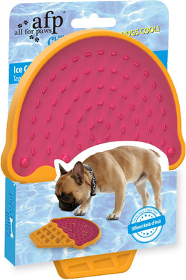 ALL FOR PAWS Chill Out Lick Mat Ice Cream, 20x18x1,5cm