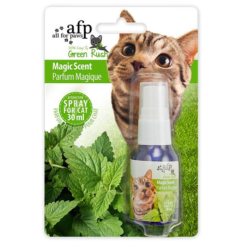 ALL FOR PAWS Green Rush Magic Scent Miris u spreju, s catnipom, 30ml
