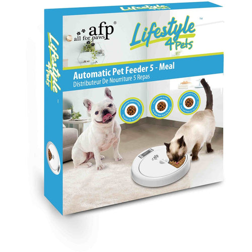 ALL FOR PAWS Lifestyle4Pets Automatska hranilica, 5 obroka, 25,5x21x18cm