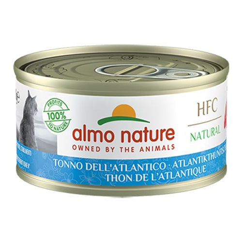 ALMO NATURE HFC Natural, tunjevina iz Atlantskog oceana, konzerva za macke, 70g