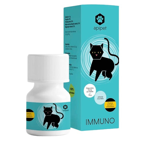 APICAT Immuno, prah za macke, za jacanje imuniteta, 15g