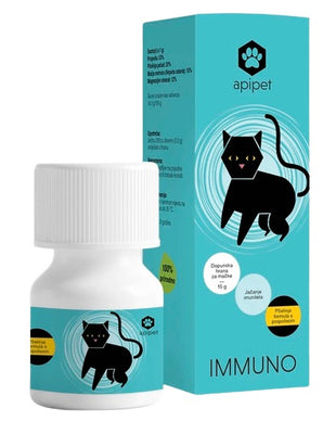 APICAT Immuno, prah za macke, za jacanje imuniteta, 15g