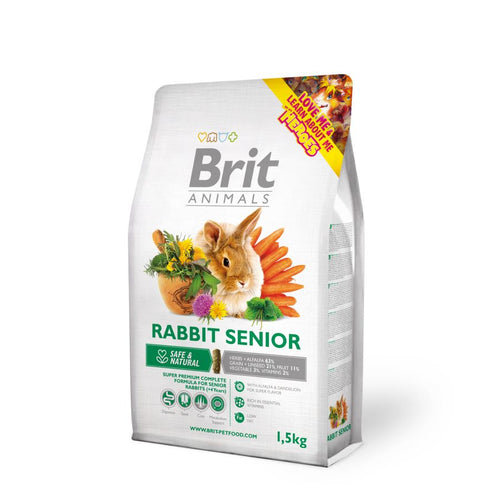 BRIT ANIMALS Rabbit SENIOR, potpuna hrana za starije kunice
