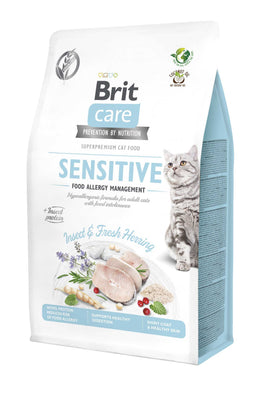 BRIT CARE Cat Sensitive Food Allergy management, bez zitarica
