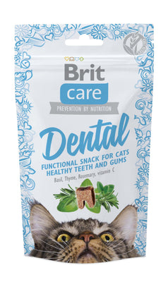 BRIT CARE Dental, funkcionalna socna poslastica, bez zitarica, 50g
