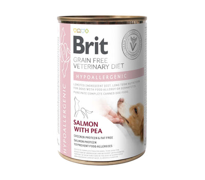 BRIT GF VD Dog Hypoallergenic, kod intolerancija na hranu, konz. 400g