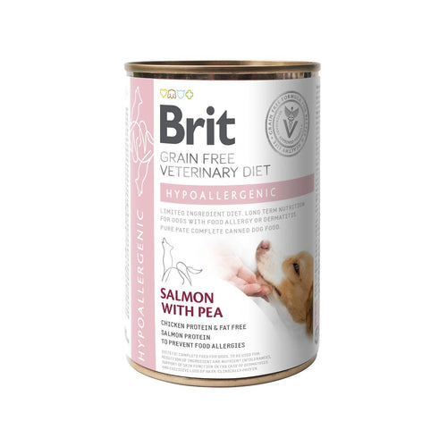 BRIT GF VD Dog Hypoallergenic, kod intolerancija na hranu, konz. 400g