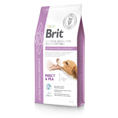 BRIT GF VD Dog Ultra-Hypoallergenic, kod intolerancija na hranu, 12 kg