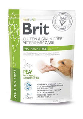 BRIT GF Veterinary Diets Dog Veg High Fibre, za prekomjernu tezinu