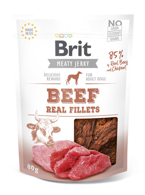 BRIT Meaty Jerky, fileti, govedina