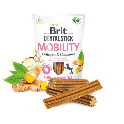 BRIT Mobility, dentalna poslastica za pse s dodatkom kurkume i kolagena, 7kom