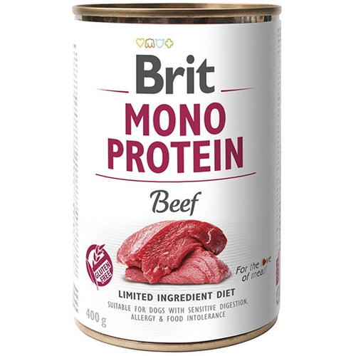 BRIT Mono Protein, govedina, bez zitarica i glutena, 400g