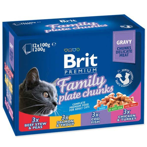 BRIT PREMIUM Family obrok, 1200g (12x100g)