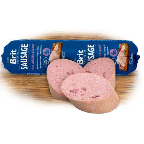 BRIT PREMIUM Kobasica s piletinom i kunicevinom, 800g