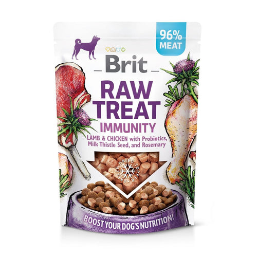 BRIT Raw Treat Immunity, liofiz. poslastica za pse, piletina i janjetina, 40g