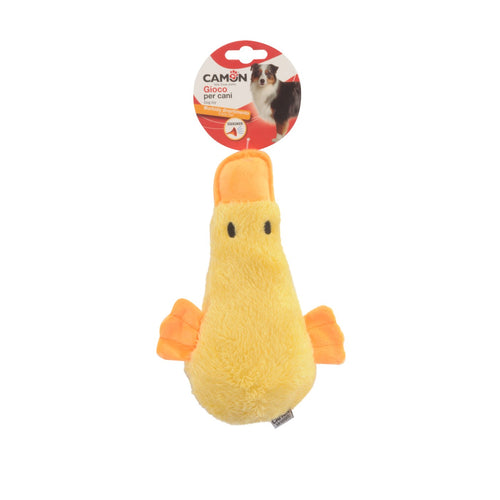 CAMON Igracka za pse Patka, zvucna, 22cm, izbor boja