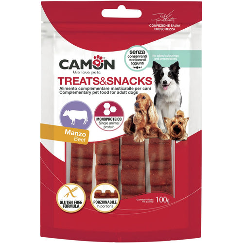 CAMON Treats&Snacks, govedina, monoproteinska poslastica, bez glutena, 100g