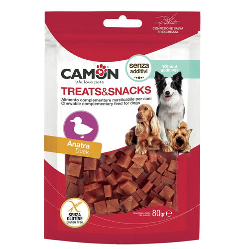 CAMON Treats&Snacks, kockice pacetine, poslastica za pse, 80g