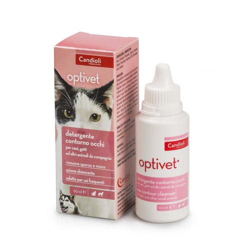 CANDIOLI Optivet otopina za ciscenje podrucja oko ociju za kucne ljubimce 50ml