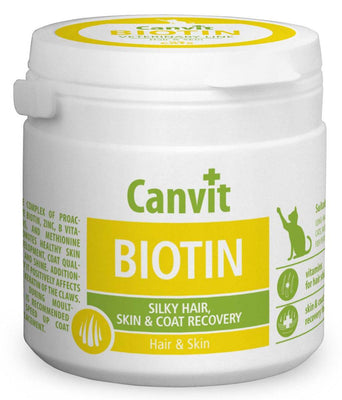 CANVIT Biotin Hair&skin tablete, dodatak prehrani za macke 100g, 100 kom