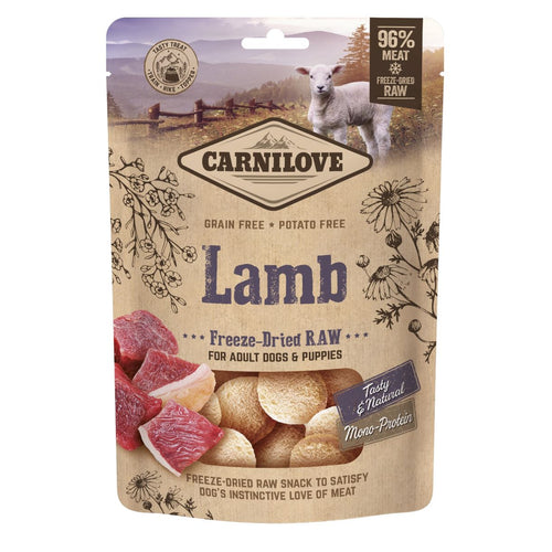 CARNILOVE Freeze-Dried Raw Janjetina, liofizirana poslastica za pse. 60g
