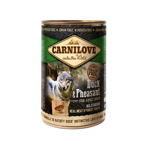 CARNILOVE Pacetina i fazan, komadi pravog mesa u pasteti, 400g