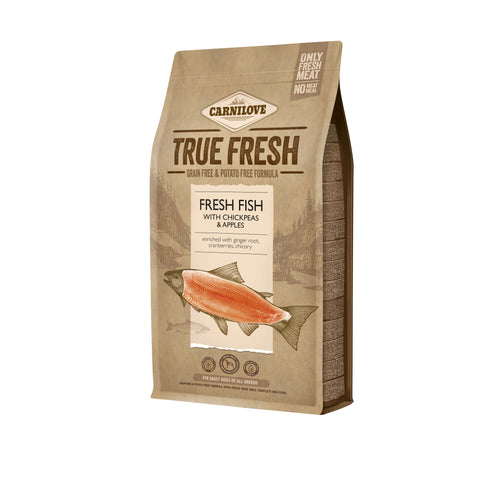 CARNILOVE True Fresh Fish, svjeza riba sa slanutkom i jabukom, bez zit.