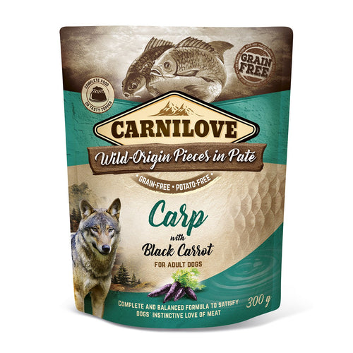 CARNILOVE Wild Origin, pasteta, meso sarana s crnom mrkvom, bez zit., 300g