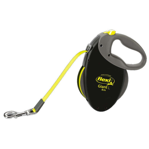 FLEXI Vodilica na regulaciju Giant Large, traka, 8m, do 50kg, neon/crna