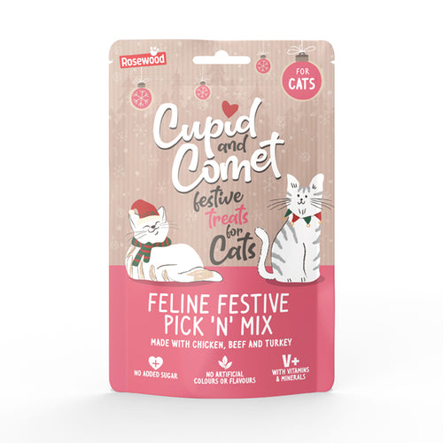 CUPID&COMET Feline Festive PicknMix, poslastice za macke, 180g