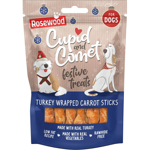 CUPID&COMET Turkey Carrot Sticks, poslastica za pse, 100g