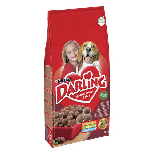 DARLING Hrana za pse s govedinom i piletinom, 15kg